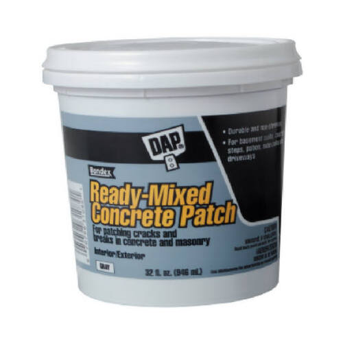 DAP 7079831084 Bondex Concrete Patch, Gray, 1 qt Pail