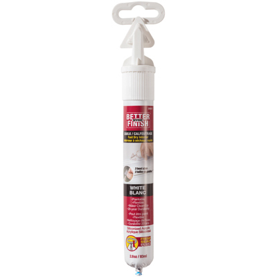 HYDE TOOLS 09971 Caulk Repair, Trim & Moulding Gaps, White, 2.8-oz.