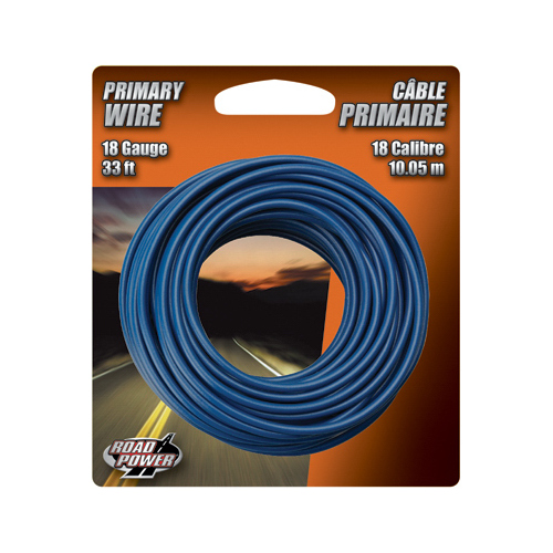 33' BLU 18GA Prim Wire