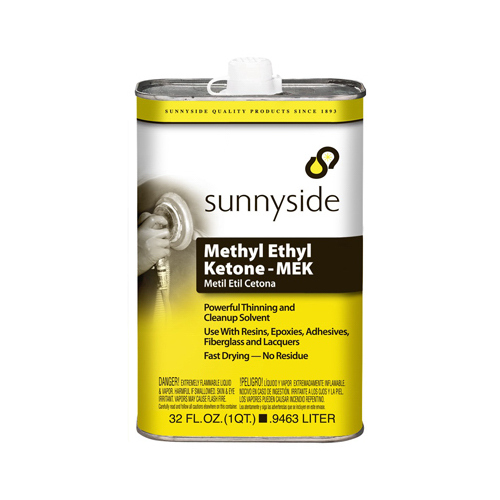 Sunnyside 84732 Specialty Thinner Methyl Ethyl Ketone 1 qt