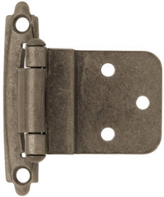 Liberty Hardware 98475 3/8-In. Antique Pewter Inset Light-Duty Hinge