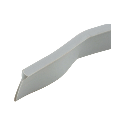 PrimeLine T 8681 Storm Door Sweep, VShape, Gray Vinyl, 1/8 x 3/8 x 37In.