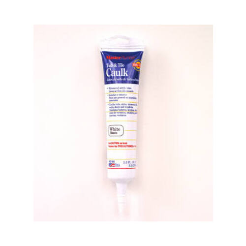 Acrylic Caulk, White, 5.5-oz.