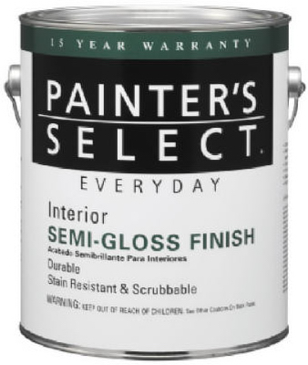 TRUE VALUE MFG COMPANY JSN-GL Painter's Select Gallon Neutral Base Interior Latex Semi-Gloss Wall Paint