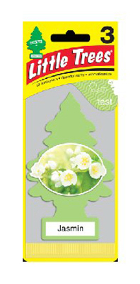 Little Trees U3S-32033 Car Air Fresheners, Jasmin  pack of 3