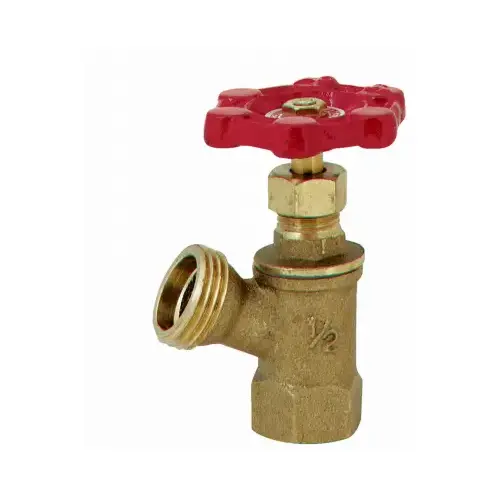 B&K 102-803 ProLine Series Boiler Drain Valve, 1/2 in Connection, FIP, 125 psi Pressure, Brass Body