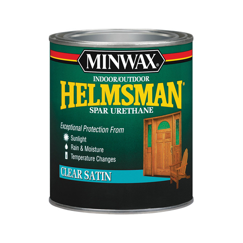 Helmsman Satin Spar Urethane Finish, Clear, 1-Pt.