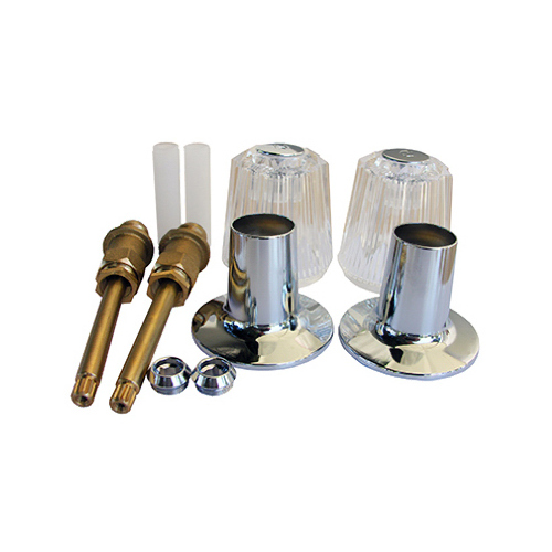 Price Pfister, Two Valve, Windsor, Tub & Shower, Trim Set, With Stems