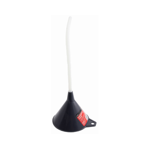 Transmission Funnel, Plastic, Charcoal, 18 in H