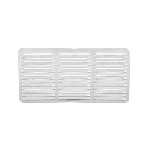 LOMANCO C816-W-XCP12 ol Cornice Vent, 8 in L, 16 in W, 65 sq-ft Net Free Ventilating Area, Aluminum, White - pack of 12