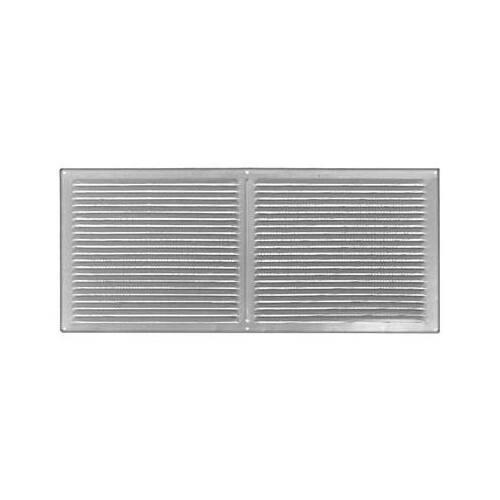 Aluminum Face On Vent, Galvanized, 16 In. x 8 In.