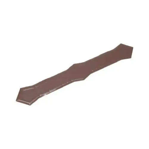 Gutter Downspout Band, Fits 2 x 3 In. & 3 x 4 In. Downspout, Brown Aluminum