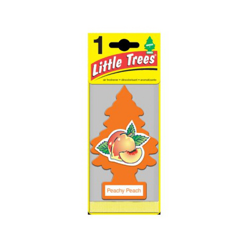 Little Trees U1P-10319-XCP24 Car Air Freshener, Peachy Peach - pack of 24