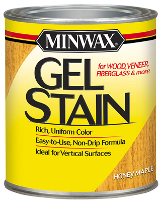 MINWAX COMPANY, THE 66040 Honey Maple Gel Wood Stain, Qt.