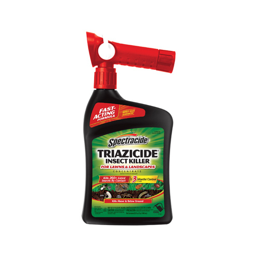 Spectracide Hg 95830 Triazicide Insect Killer Liquid Spray Application 32 Oz
