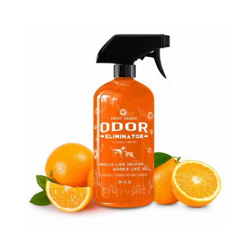 Angry Orange PRMX-24 Pet Odor Eliminator, Urine Remover and Carpet Deodorizer, 24-oz. Spray
