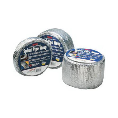 Pipe Wrap Insulation Foil, Standard Edge, 2-In. x 25-Ft. - pack of 6