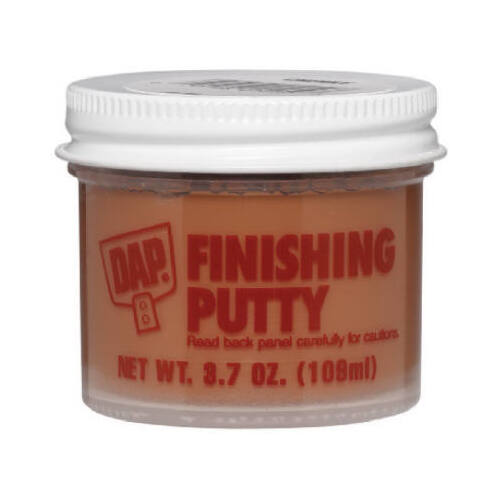 Wood Putty, Solid, Mild, Pleasant, Light Oak, 3.7 oz Tub