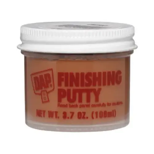 Wood Putty, Solid, Mild, Pleasant, Natural Oak, 3.7 oz Tub - pack of 6