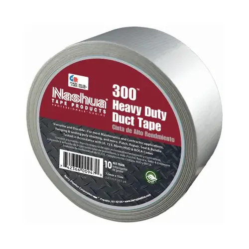 Duct Tape 2.83" W X 60.1 yd L Silver Silver