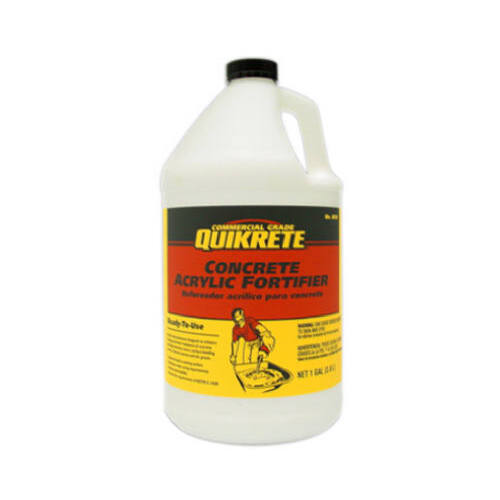 Quikrete 861001 Concrete Acrylic Fortifier, Liquid, 1 gal Bottle White