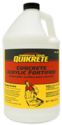 Quikrete 861001 Concrete Acrylic Fortifier, Liquid, 1 gal Bottle White