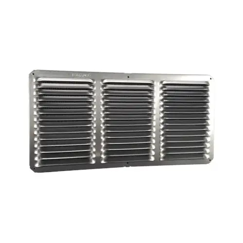 LOMANCO C816 Mill-Finished Under Eave Cornice Vent, Aluminum, 16 x 8-In. Clear