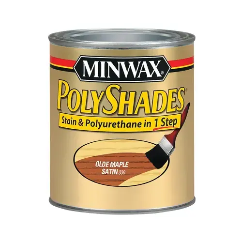 MINWAX COMPANY, THE 61330 Satin Olde Maple Polyshades Wood Stain, Qt.