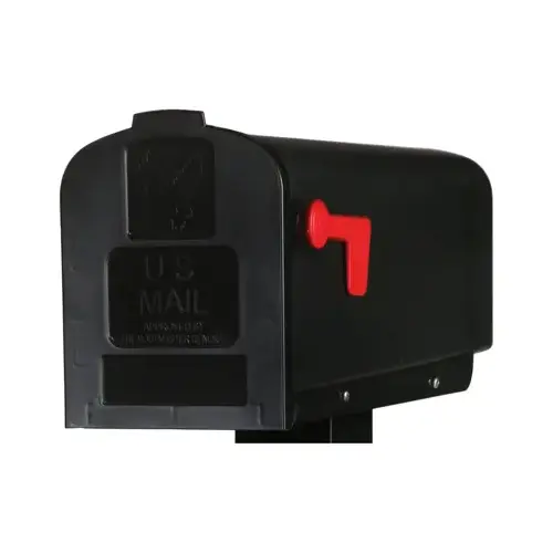 Mailbox Gibraltar es Parsons Classic Plastic Post Mount Black Powder Coated