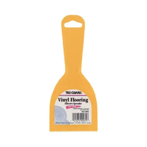 Homax 40-00031 Adhesive Spreader Knife, Notched Blade, Polystyrene Blade, Polystyrene Handle