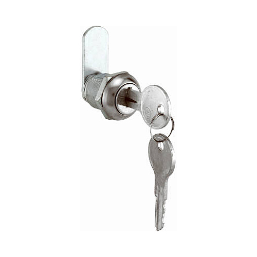 Prime-Line CCEP 9941KA Cabinet/Drawer Lock Chrome Silver Stainless Steel Chrome