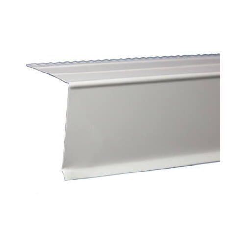 AMERIMAX HOME PRODUCTS 5500400120 Commercial Roof Drip Edge, White, 13