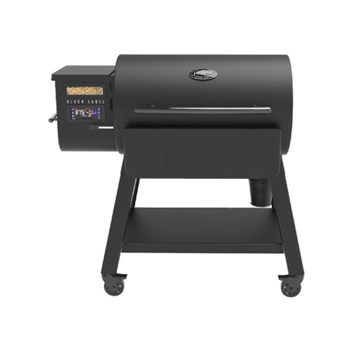 Black Label Wood Pellet Grill, 661 sq-in Primary Cooking Surface, Side Shelf Included: Yes