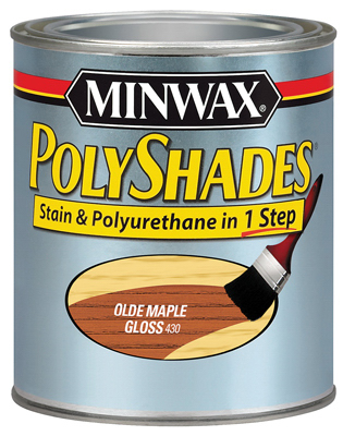 MINWAX COMPANY, THE 61430 Gloss Olde Maple Polyshades Wood Stain, Qt.