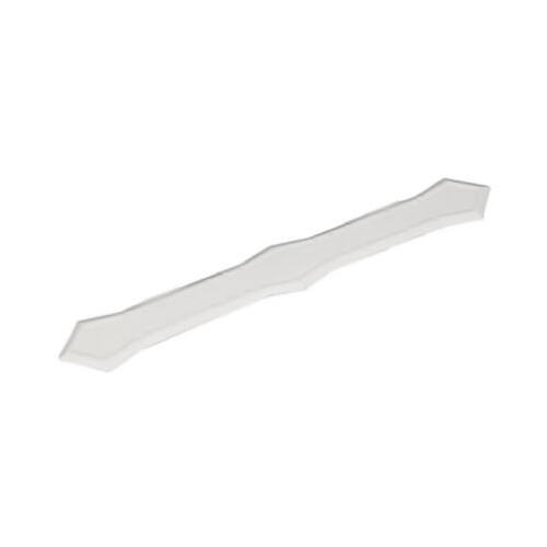 Downspout Strap 0.25" H X 2" W X 13.5" L White Aluminum K White - pack of 50