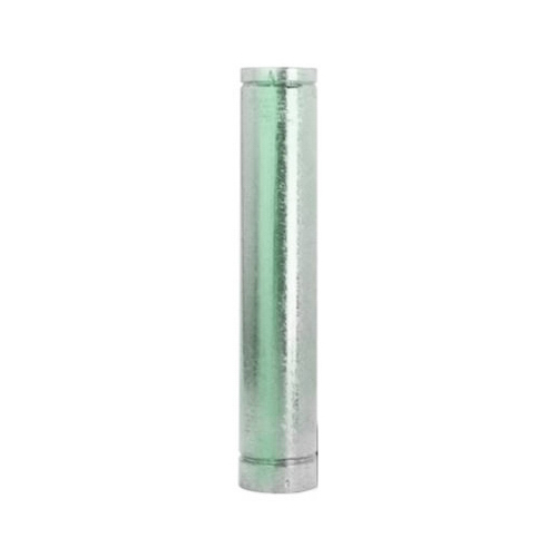 Round Gas Vent Pipe 3" D X 60" L Aluminum Silver - pack of 2