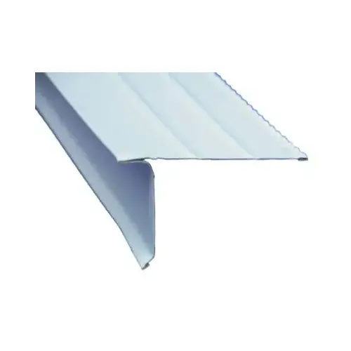 Roof Edge, 10 ft L, Aluminum, White - pack of 50