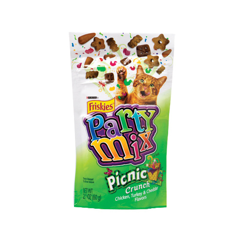 Cat Treats, Picnic Party Mix, 2.1-oz. Pouch