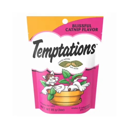 Temptations Cat Treat, Catnip Flavor, 3-oz.