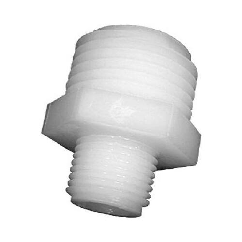 Hose Adapter, 3/4 x 1/2 in, GHT x MPT, Nylon, For: Garden Hose - pack of 5