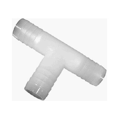 Nylon Hose Barb Tee, 3/8 In. ID