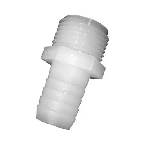 Hose Adapter, 3/4 in, Barb, 3/4 in, MGH, 150 psi Pressure, Nylon - pack of 5