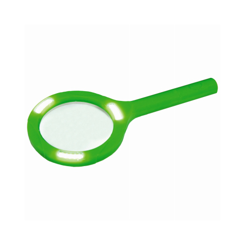 Grip on Tools 37203 Magnifying Glasses, 4X Magnification, LED Lighting