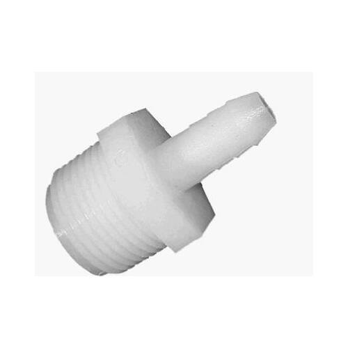 Adapter, 3/8 in, Barb, 3/4 in, MIP, 150 psi Pressure, Nylon