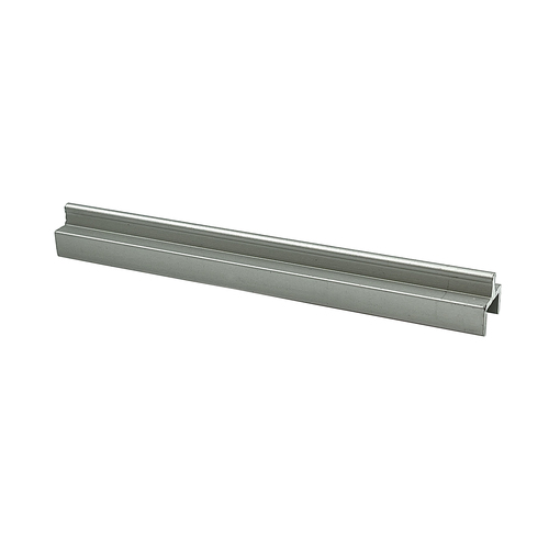CRL D601A Satin Anodized Aluminum Single Bottom Rail 144" Stock Length