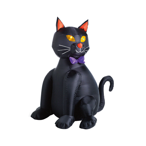 CITI TALENT LTD 90-224-087 Halloween Inflatable Lawn Decoration, Black Cat, Lighted, 48-In.