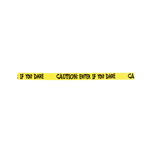 Halloween Caution Tape, Yellow, 50-Ft.