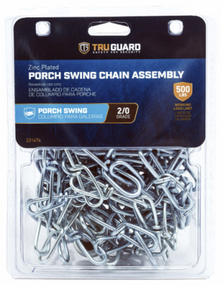 Apex Tool Group T0702024TGN Porch Swing Chain Assembly With Hooks