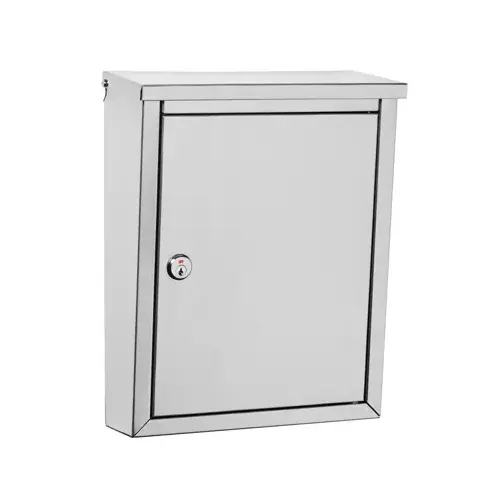 Architectural Mailboxes 2507PS-10 Regent Mailbox, Wall-Mount, Stainless Steel, 10.1 x 13.2 x 4.2-In.