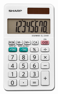 VICTOR TECHNOLOGY LLC EL-244WB Small Pocket Calculator